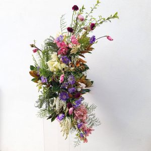 cresent moon_install_KMfloraldesign